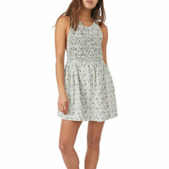 free people petunia mini dress Free People Petunia Mini Dress size M color tea combo